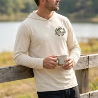 Grace Faith Fishing Christian Bass Hooded Long Sleeve Shirt