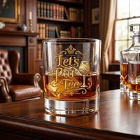 Let’s Par-Tee Golf Whiskey Glass