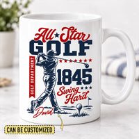 Personalized All-Star Golf Vintage Mug