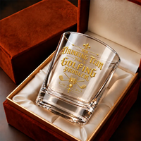 My Drinking Team Has a Golfing Problem Funny Golf Whiskey Glass