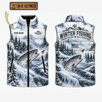 Fathom Thread Winter Fishing Personalized Puffer Vest