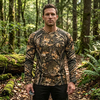 Fathom Threads Deer Antler Camo Hunting Long Sleeve Shirt
