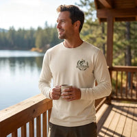 Grace Faith Fishing Christian Bass Embroidered Long Sleeve Shirt