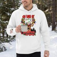 Personalized Oh Deer! Christmas Is Near Hoodie
