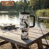 Personalized Matthew 4:19 Christian Fishers of Men 40oz Tumbler