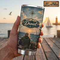 Life Is Better On Lake Michigan 20oz Stainless Steel Tumbler