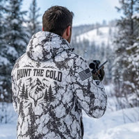 Personalized Fathom Thread Hunt the Cold Snow Camo Windbreaker Jacket