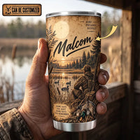 Personalized 20oz Duck Hunting Guide Tumbler