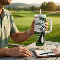 Keep Calm And Blame The Wind Personalized 40oz Golf Tumbler