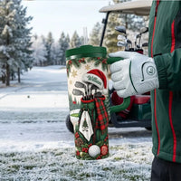 Deck the Halls and Hit Some Balls Christmas Golf 40oz Handled Tumbler