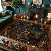 Personalized Fishers of Men Christmas Rug