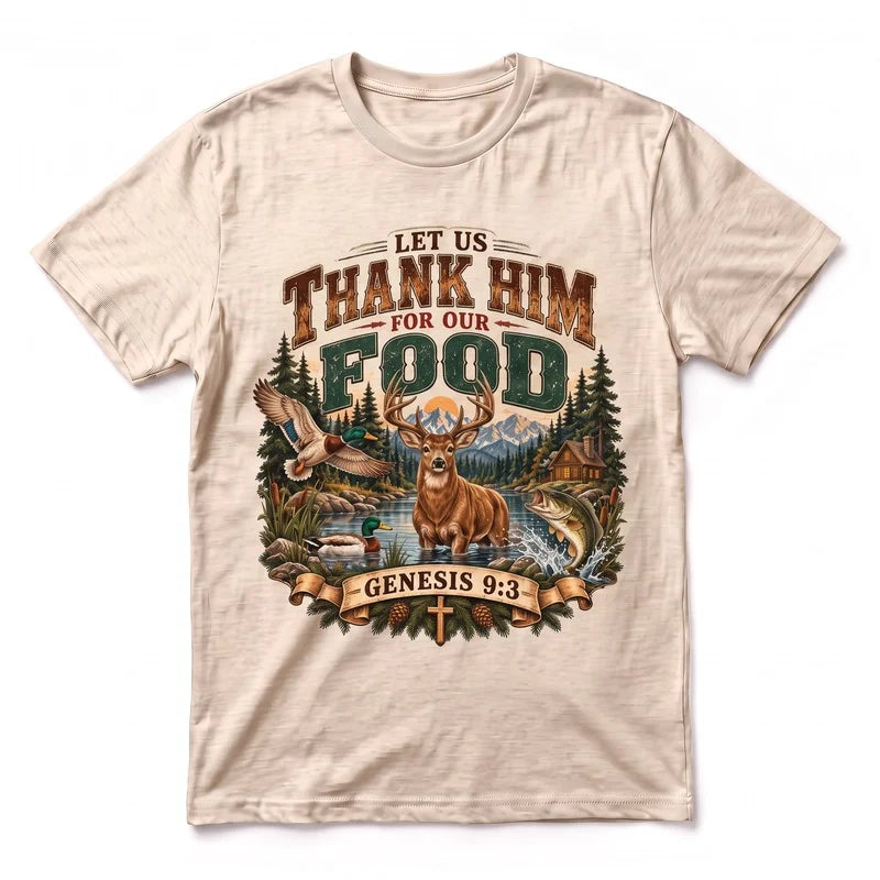 Personalized Christian Hunting Wildlife Outdoor Faith T-Shirt