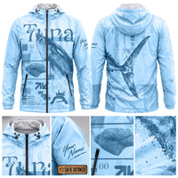 Tuna Fishing Ocean Design Windbreaker Jacket