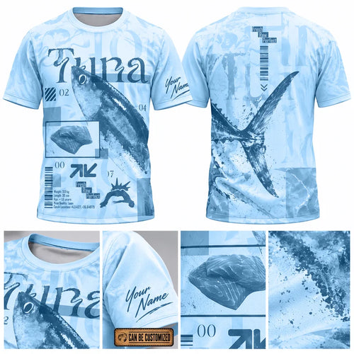 Tuna Fishing Ocean Design T-Shirt