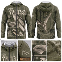 Tuna Fishing Ocean Design Windbreaker Jacket