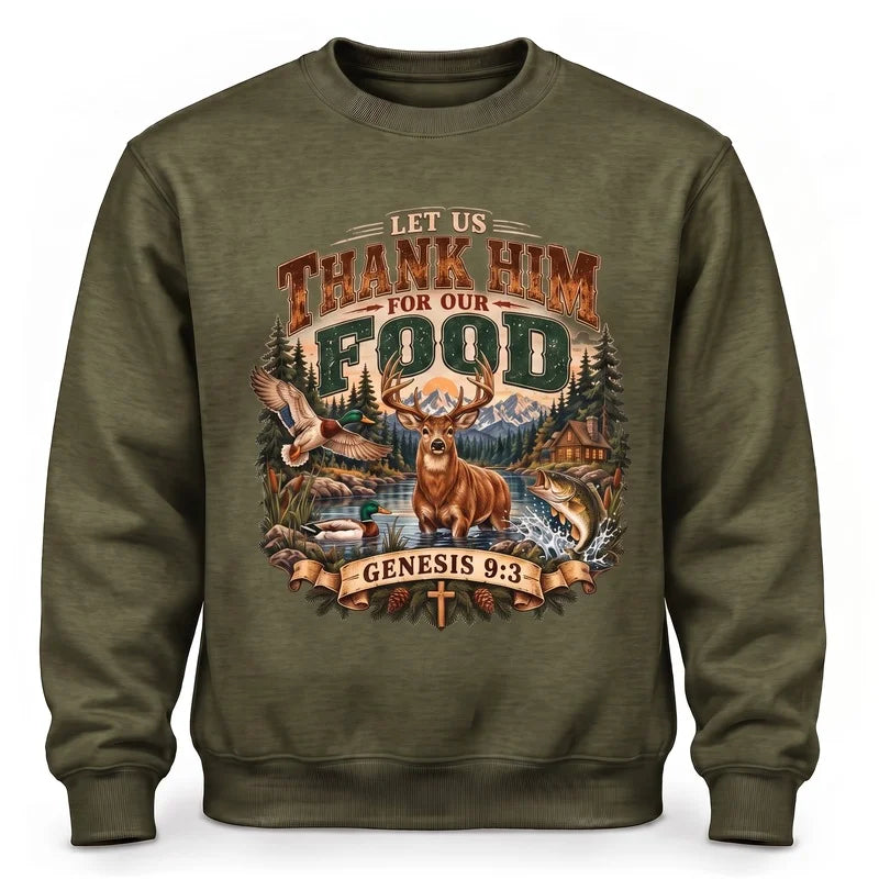 Personalized Christian Hunting Wildlife Outdoor Faith Sweater