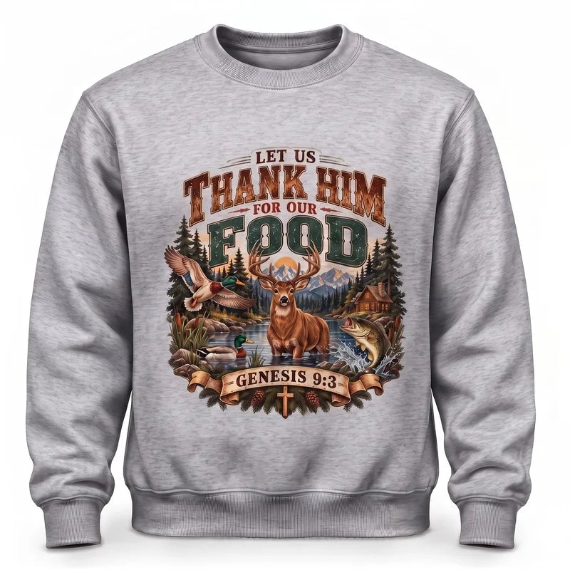 Personalized Christian Hunting Wildlife Outdoor Faith Sweater