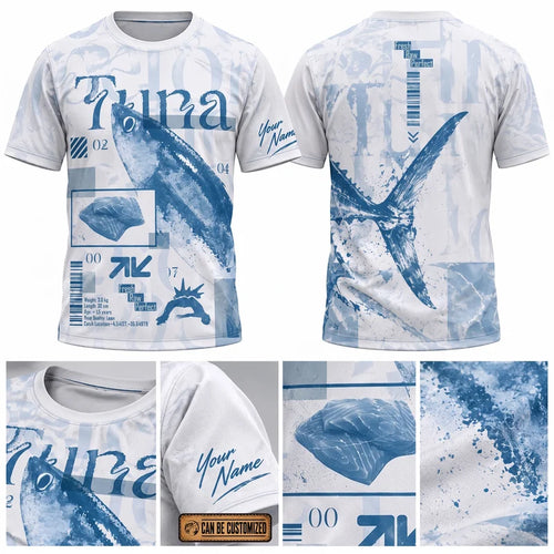 Tuna Fishing Ocean Design T-Shirt