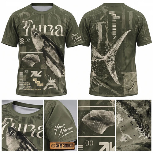 Tuna Fishing Ocean Design T-Shirt