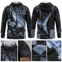 Tuna Fishing Ocean Design Windbreaker Jacket