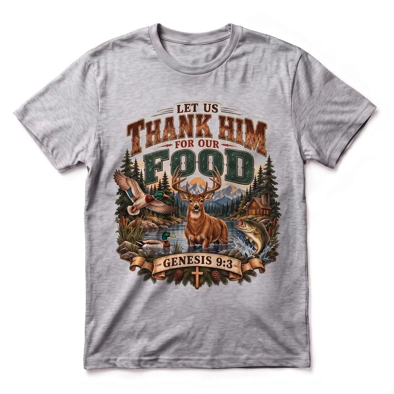 Personalized Christian Hunting Wildlife Outdoor Faith T-Shirt
