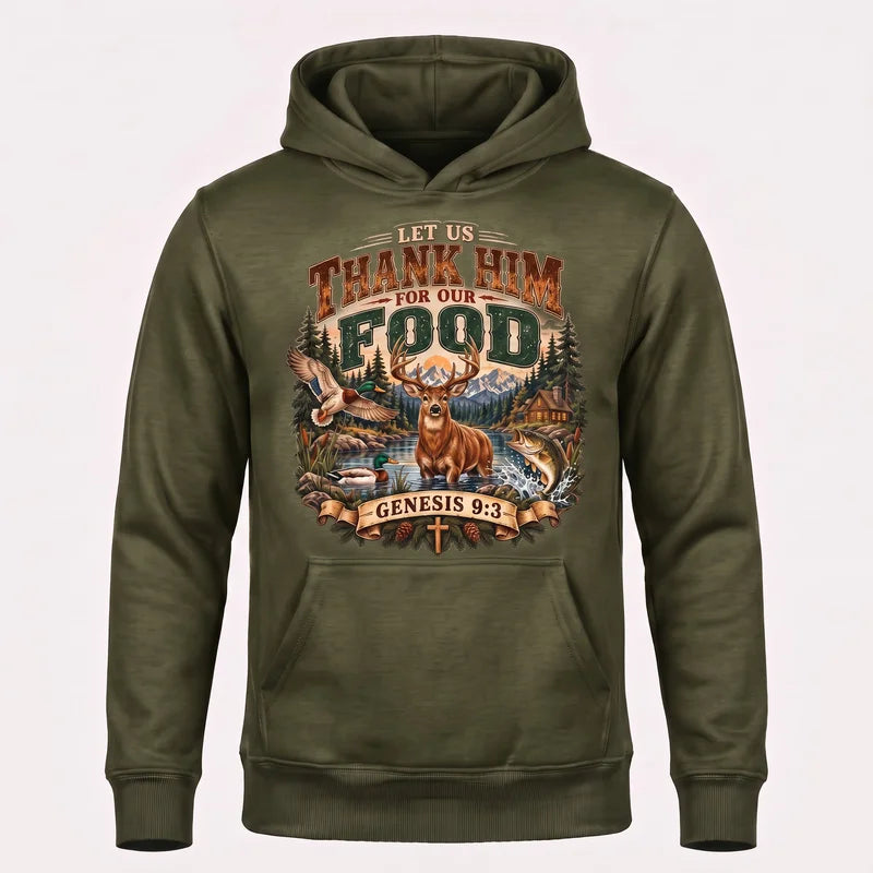 Personalized Christian Hunting Wildlife Outdoor Faith Hoodie