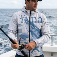 Tuna Fishing Ocean Design Windbreaker Jacket