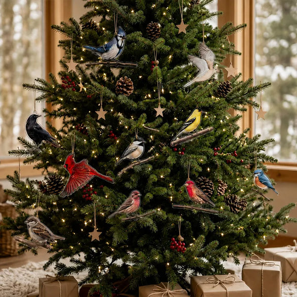 Bird Watching Bird Species Collection Christmas Ornament