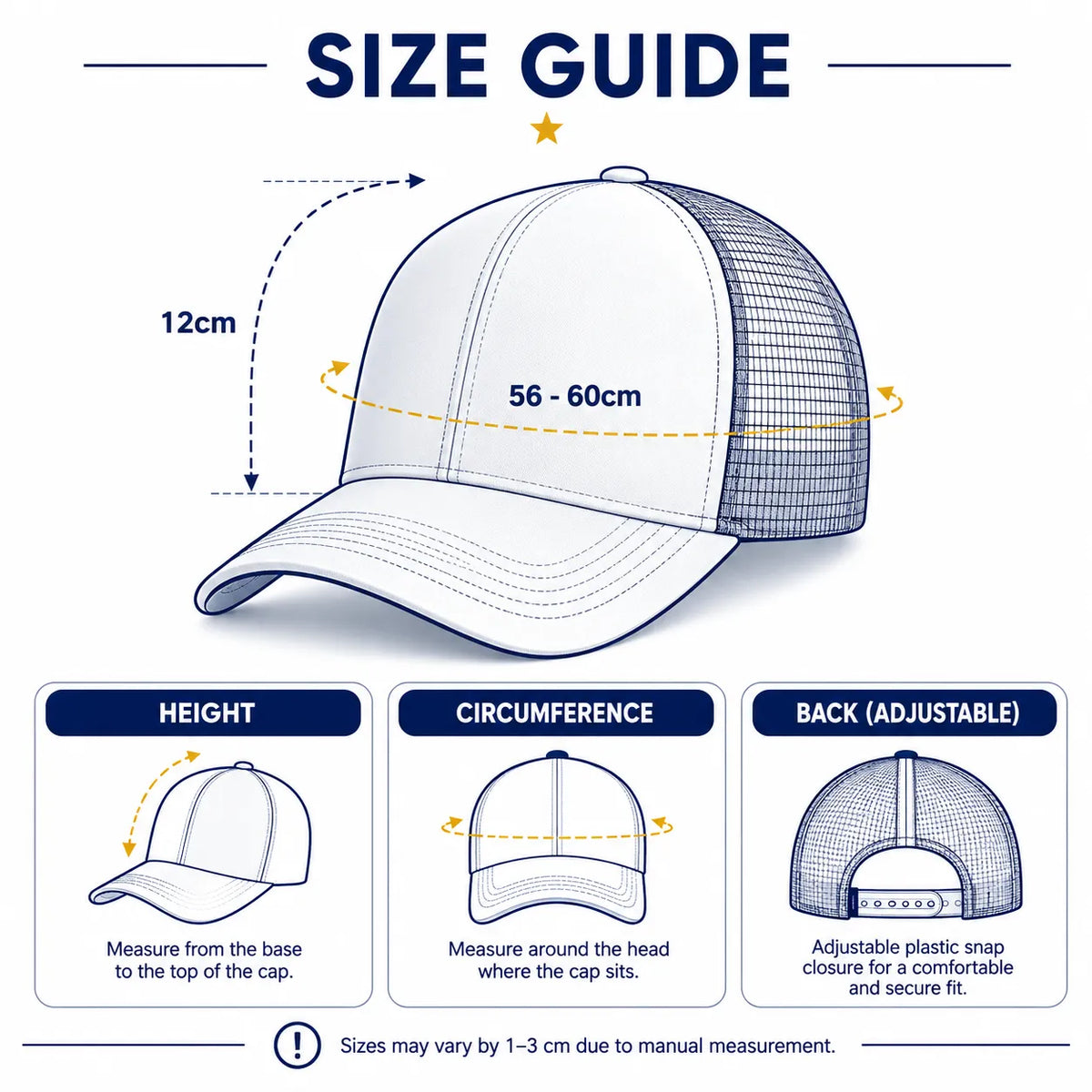Size chart for this style