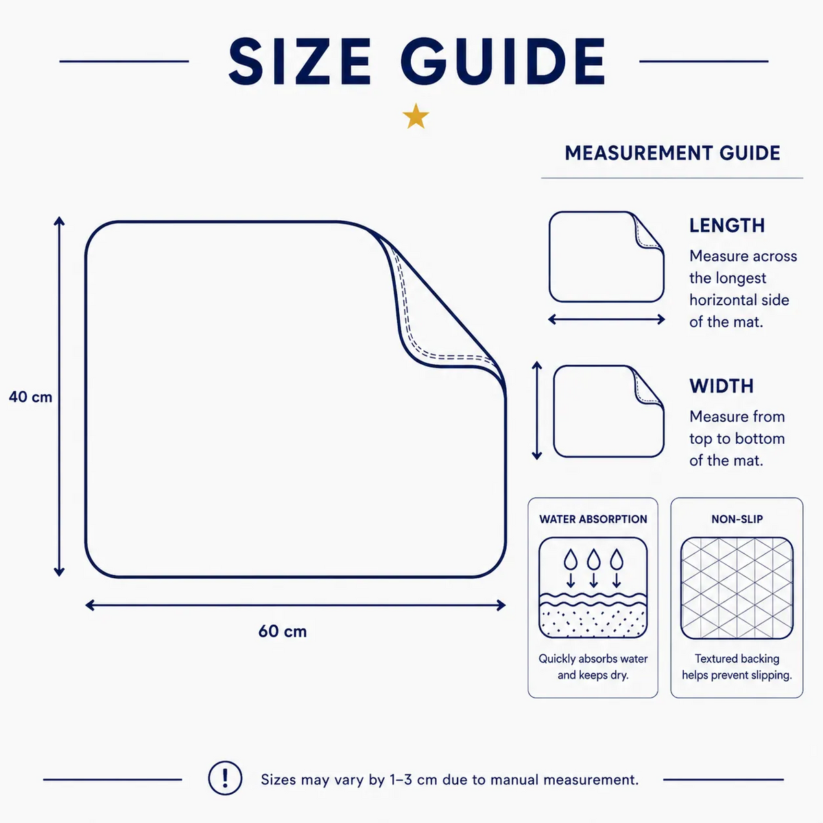 Size chart for this style