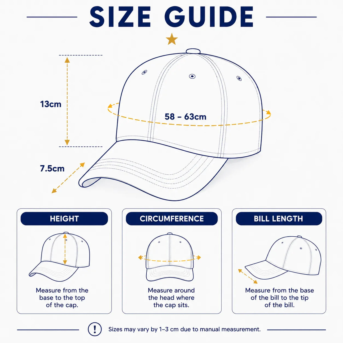 Size chart for this style