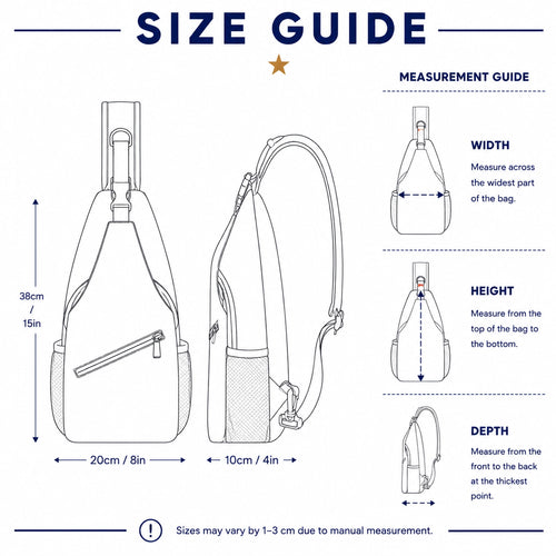 Hook Seek Tuna Strike Fishing Sling Bag