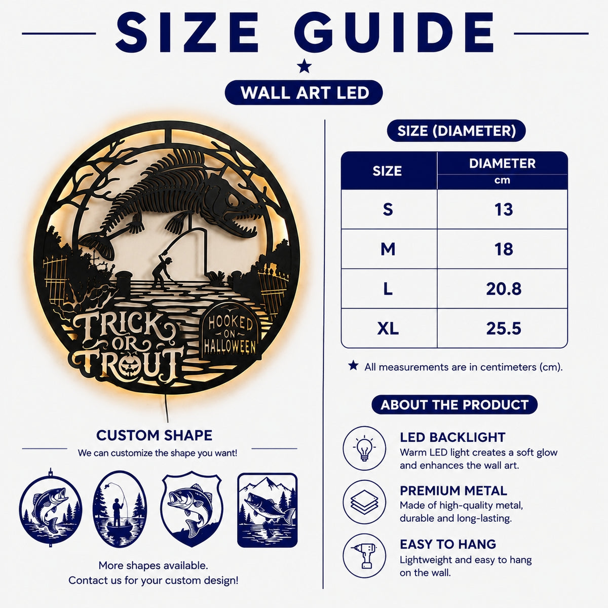 Size chart for this style